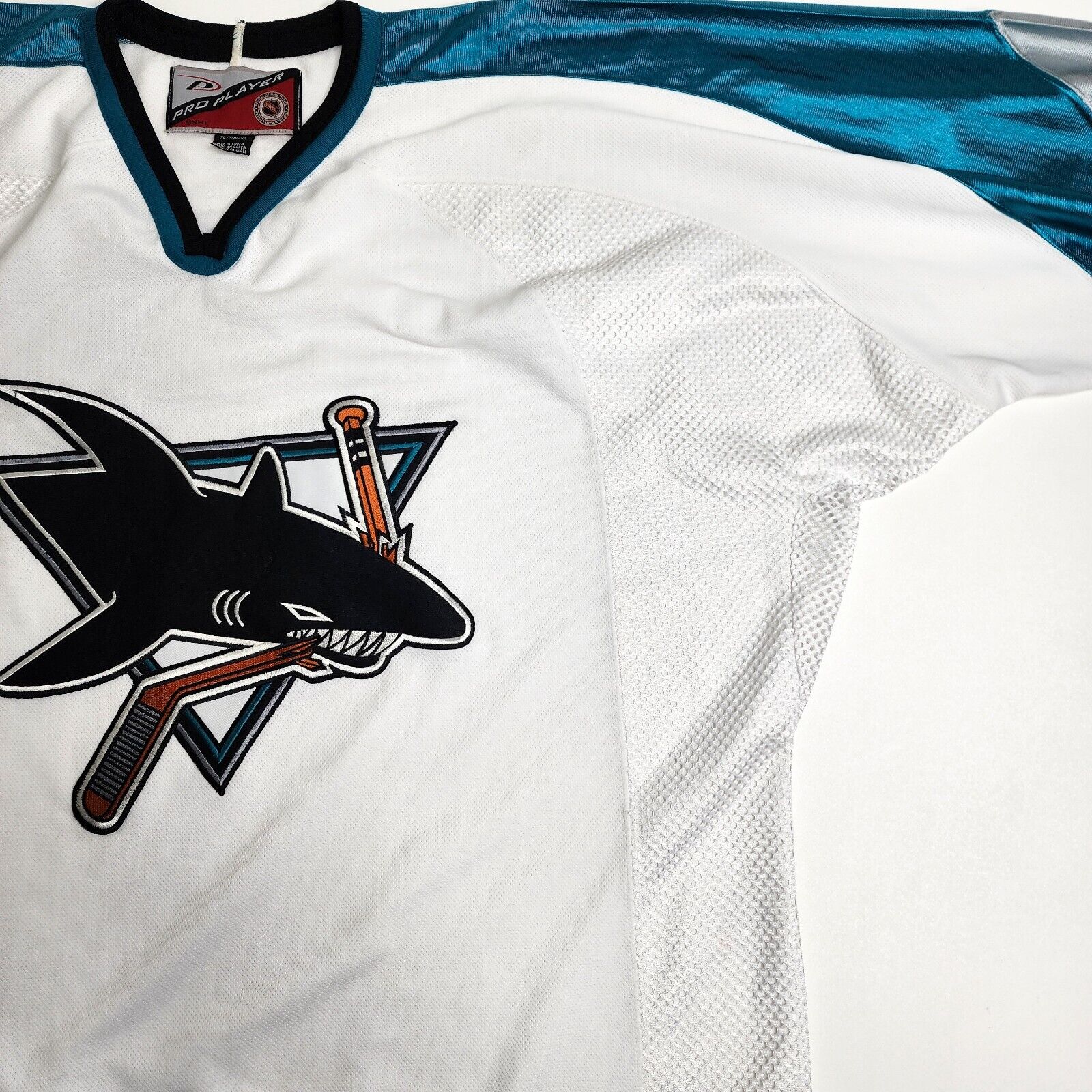 90's San Jose Sharks Alternate Pro Player NHL Jersey Size XXL