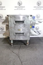 MIDDLEBY MARSHALL DOUBLE STACK NAT GAS PIZZA OVEN MODEL PS636G (R TO L)