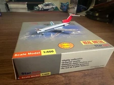 Schuco Star Jets Airlines 1/500 Boeing B727 100 Northwest Chrome Version RARE