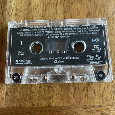 Clockers A Spike Lee Film Original Soundtrack Cassette 1995 MCA | eBay