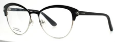 GUESS GU2664-S 002 Black Silver Womens Browline Eyeglasses 55-16-140 B:46