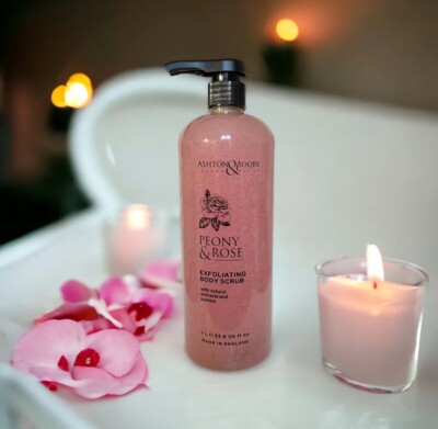 Ashton & Moore London Design ~ Peony & Rose ~ Peeling Körperpeeling 1000ML