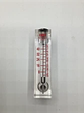 KING INSTRUMENTS-40 GPH-4" Acrylic Block- WATER READER additional guages ship $1