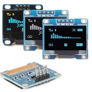 0.96" I2C IIC Serial 128*64 Blue/white OLED LCD LED Display Module for Arduino