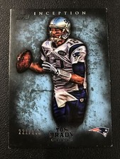 2012 Topps Inception #40 Tom Brady Blue Parallel /252 New England Patriots