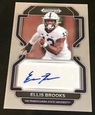 2023 Prizm #RA-EBR Ellis Brooks Autograph RC Penn State Packers
