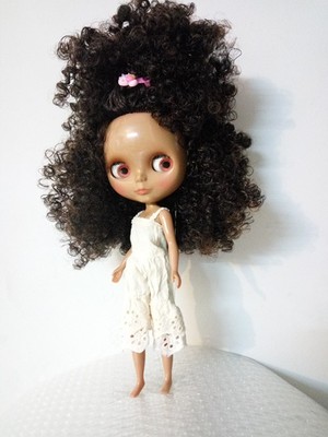 blythe doll black hair