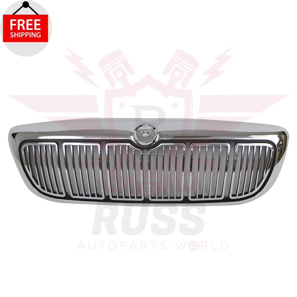 For 1998-2002 Mercury Grand Marquis Front Grille Headlight Park signal Light 5PC - Image 4 of 4