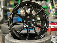 New 17x8J AOW ZE40 Flow Formed (4 Wheel) 5x114.3 Fits HONDA TOYOTA MAZDA BLACK