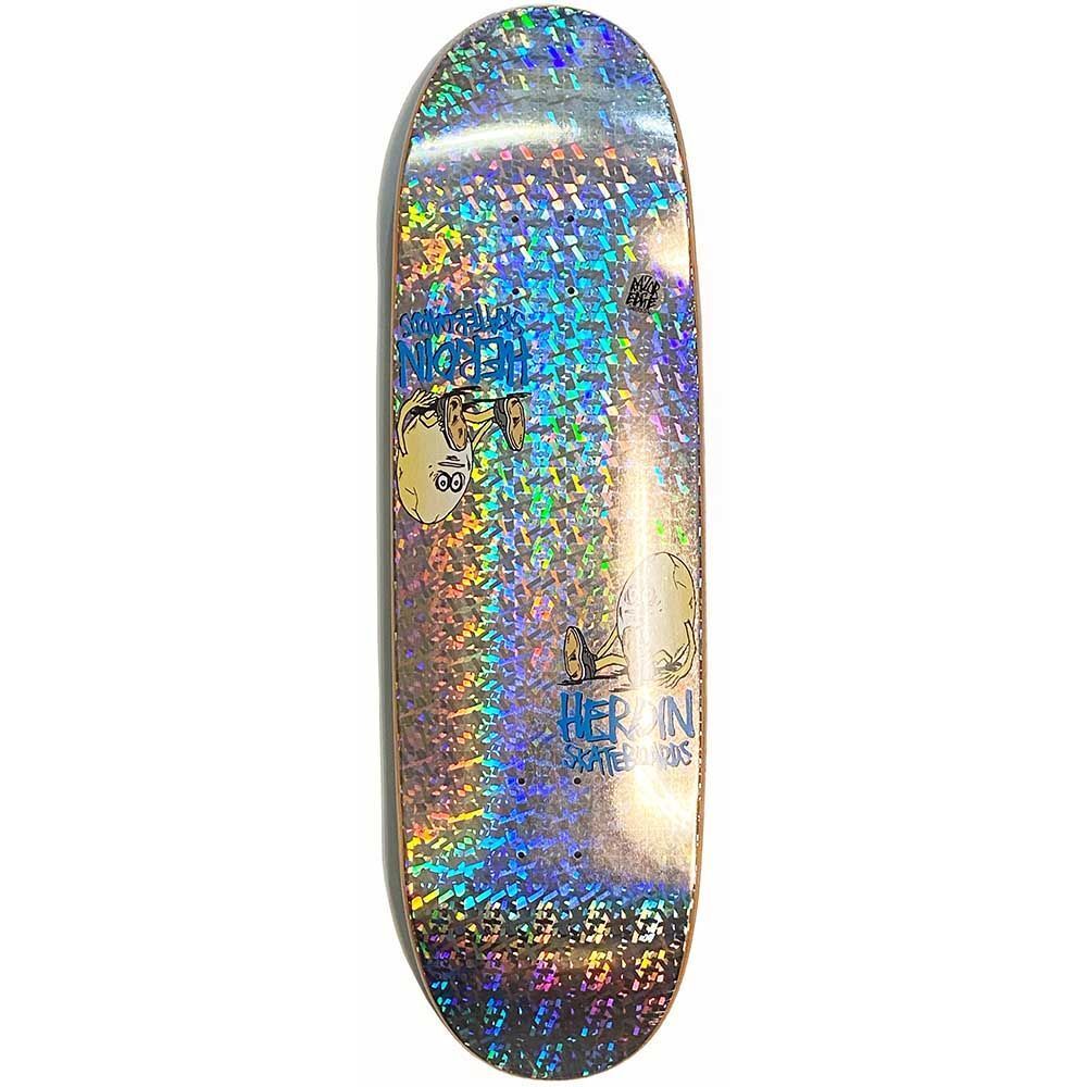 HEROIN Skateboard Deck SYMMETRICAL HOLO EGG Unused Item Imported