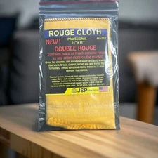 JSP JEWELERS Large Rouge Polishing Cloth Brass Copper Silver Gold Sunshinw Buff