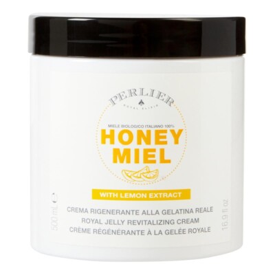 Perlier Honey w/ Lemon Extract Royal Jelly Revitalizing Body Cream 16.9 oz READ