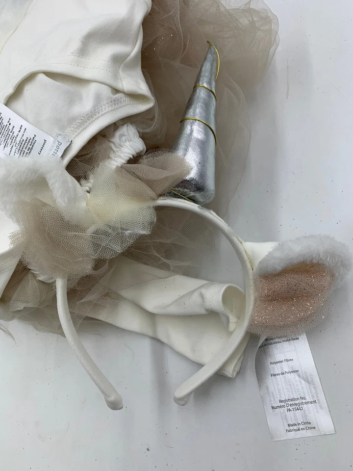 Pottery Barn Niños Bebé Unicornio Tutú Halloween Disfraz Blanco 4-6 Años LEER 247 Foto 2 de 4