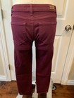 Paige Anthropologie "Sweet Wine" Purple "Vergudo Ultra Skinny” Jeans, Size 27 — photo 6