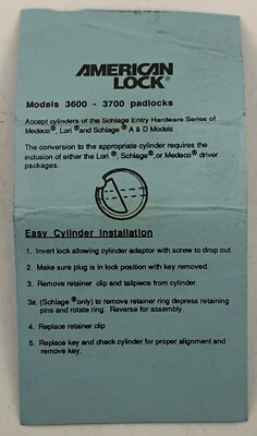 Driver, for Padlocks fits Schlage/Primus Cylinders