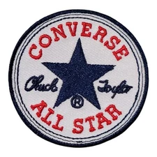 Vintage Chuck Taylor Converse All Star Patch. Embroidered. Iron On. 2.75"x2.75"