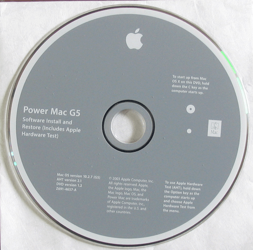 Apple eMac Restore Install OSX 10.2.7 DVD Media 2003 de colección - Imagen 3 de 3