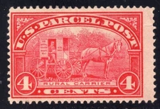 Parcel Post US SCOTT #Q4 - F - MH