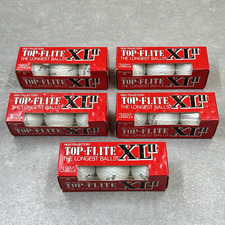 New Top-Flite XL II Golf Balls Spalding Set of 5 Sleeves 15 Count