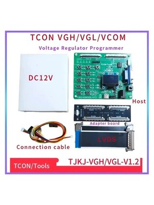 TJKJ-VGH VGL-V1.2 TCON VGH VGL VCOM Voltage Regulation Programmer for LCD TVs