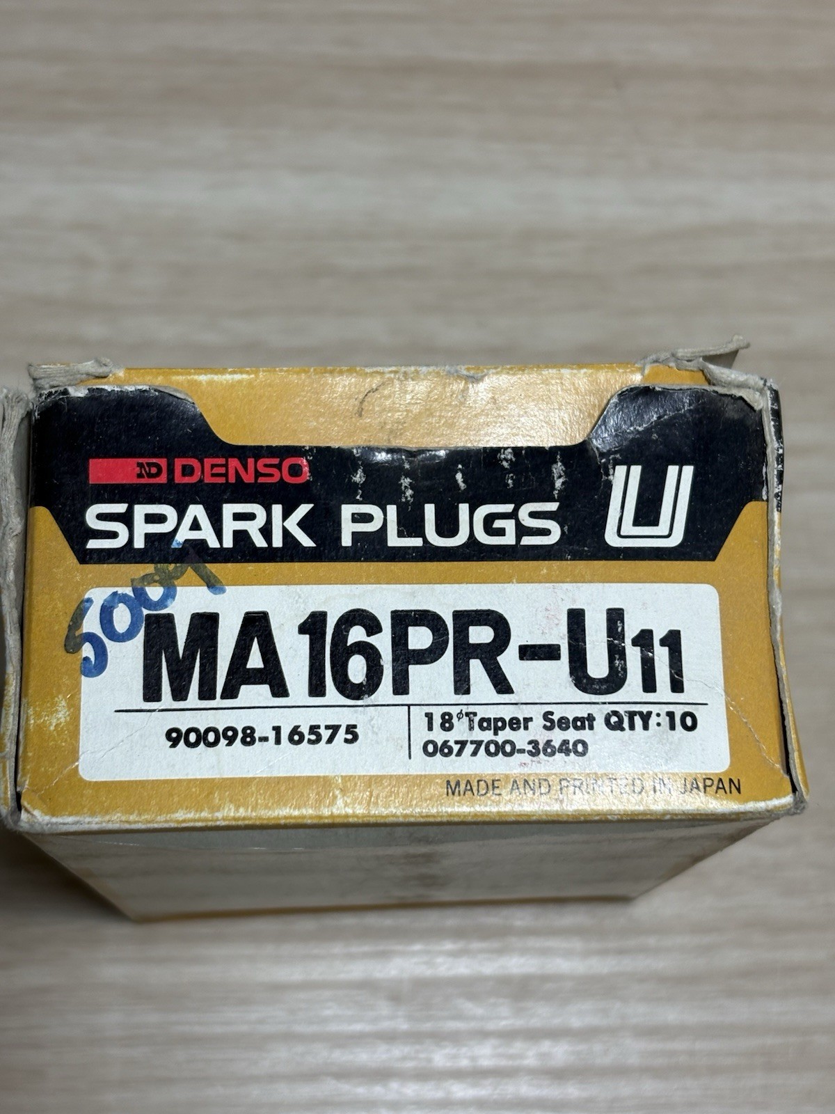 Denso, MA16PR-U11, 5009, Spark Plugs, 10-Pack, New Old Stock