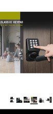 Keypad Door Lock with Handle-Keyless Entry Door Lock -black Matte