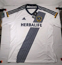 Los Angeles Galaxy MLS Adidas 2015 Football Shirt Soccer Jersey Men's XL