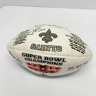 2009 New Orleans Saints Superbowl signed football Drew Brees Autographed