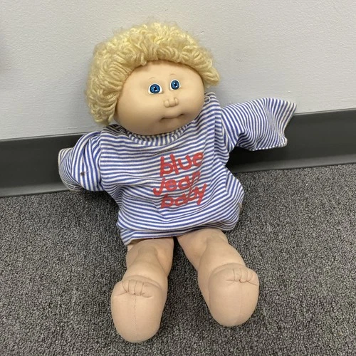 Cabbage Patch Kids Boy Doll Blonde Hair Blue Eye1978-1983