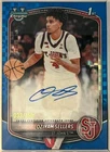 2025-26 Bowman Chrome Oziyah Sellers Blue Chrome Prospect Auto 33/150 St. Johns