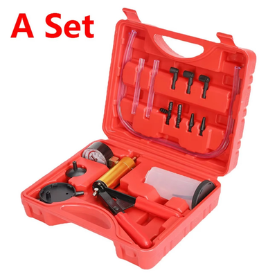 #ad 2 in 1 Manual Vacuum Pressure Pump Tester Brake Bleeder Kit $25.67