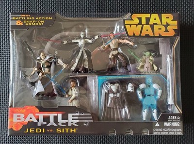 Star Wars Battle Pack JEDI VS. SITH Grievous Yoda Ventress Obi-Wan