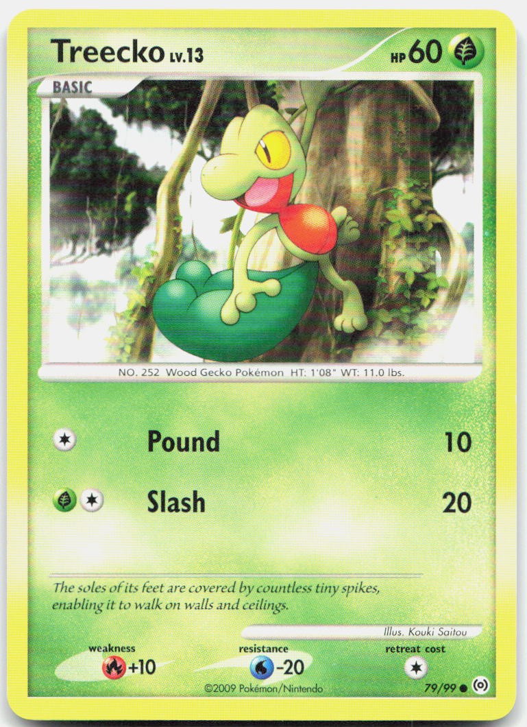 Treecko (79) Common Arceus 79/99 NM