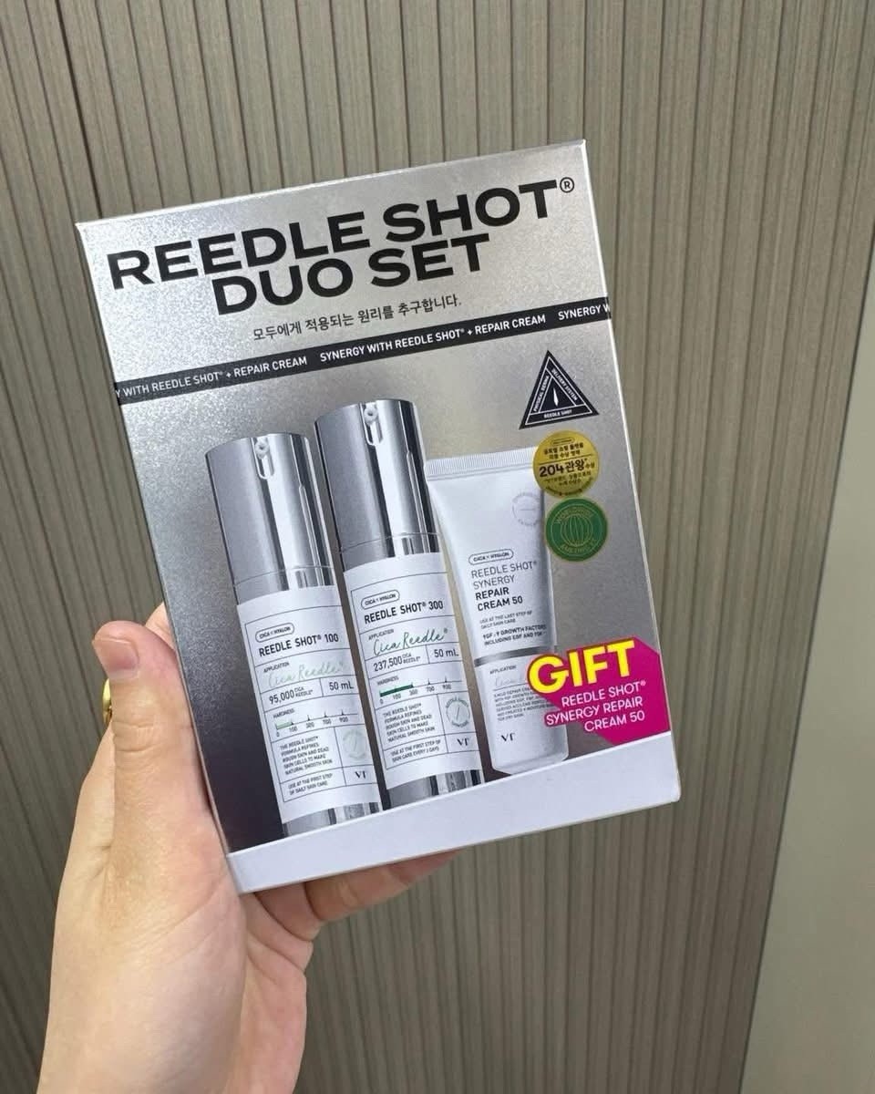 VT Reedle Shot Set (100 & 300) | 50ml Each | Microneedling Serum