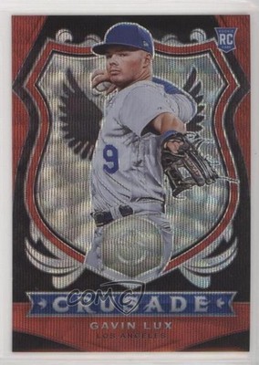 2020 Panini Chronicles Crusade Ruby Wave Prizm /199 Gavin Lux #3 Rookie RC 07b3