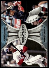2019 Topps #GR-13 Roberto Alomar / Francisco Lindor Greatness Returns