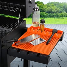 Silikon Werkzeuge Matte für Grillplatte Küche Kochen Backen 0,5" L x 0,5" B, Orange