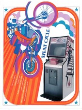 ATARI Stunt Cycle 1976 Arcade Game Flyer Brochure Ad sheet Innovative Leisure