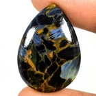 22.05Cts.  Natural Pietersite Pear Cabochon Gemstones 22mm. 30mm. 05mm.