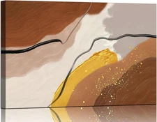 Abstract Wall Art for Living Room Boho Wall Decor Mid Century Modern Prints Pict