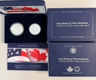 2019 Pride of Two Nations - 2 Coin Proof Set .999 Silver - Box & COA