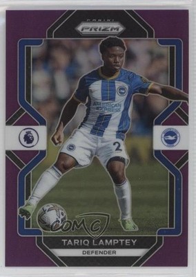 2022-23 Panini Prizm Premier League Purple Prizm 32/49 Tariq Lamptey #130 10qq
