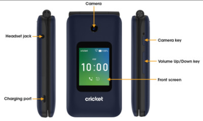 Open Box ** Cricket Debut Flex U102AC 4GB Blue (Cricket)