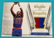 2014 Excalibur Royalty Prime Swatch /25 #6 Mark Aguirre Basketball Card V2