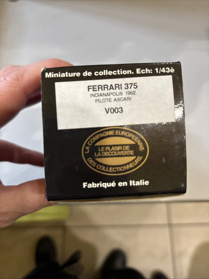 Ferrari 375 Indianapolis 1952 Ascari #12 Brumm V003 - Immagine 3 di 4