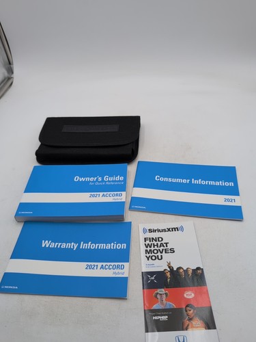 2021 HONDA ACCORD HYBRID OWNERS MANUAL Case Set