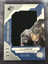 2003-04 SPx Rookie Stars 207 Boyd Gordon Washington Capitals