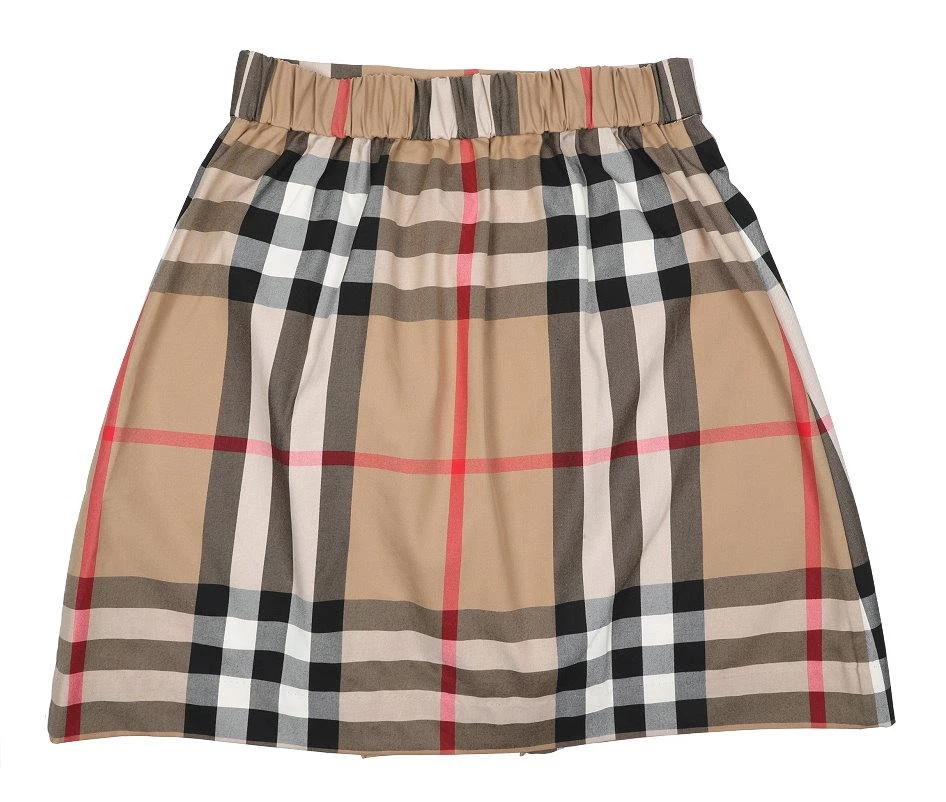 NEW BURBERRY GIRLS ANJELICA CHECK PRINT COTTON SKIRT 10 Y - Image 2 of 3
