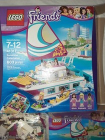 Lego #41317 Friends Sunshine Catamaran - Complete w/Box