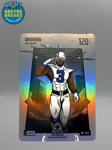 Bo Jackson Battle Arena Silver – UNIBROW SBF‑24 SILVER FOIL